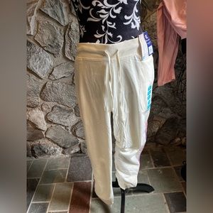 NWT Champion White Joggers XL